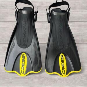 Cressi‎ Palau Black/Yellow Snorkel Fins Size - XS/S